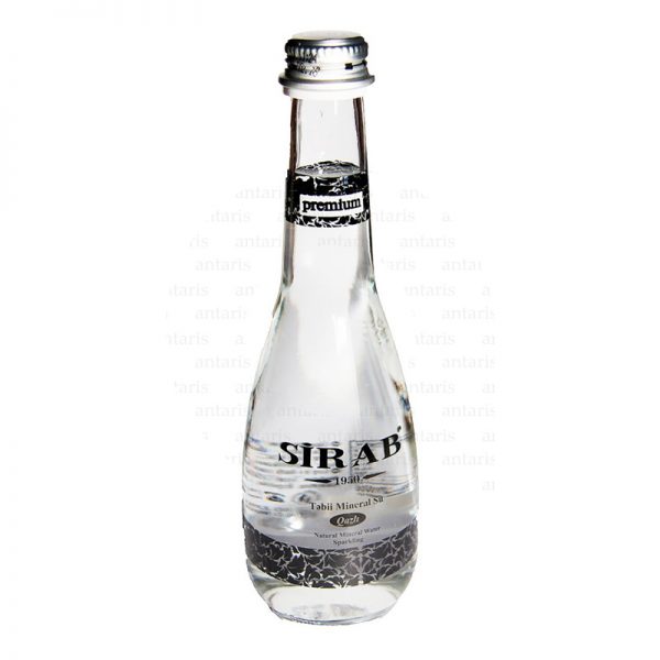 Mineral su qazlı 0.33lt şüşə qabda Sirab (Premium)