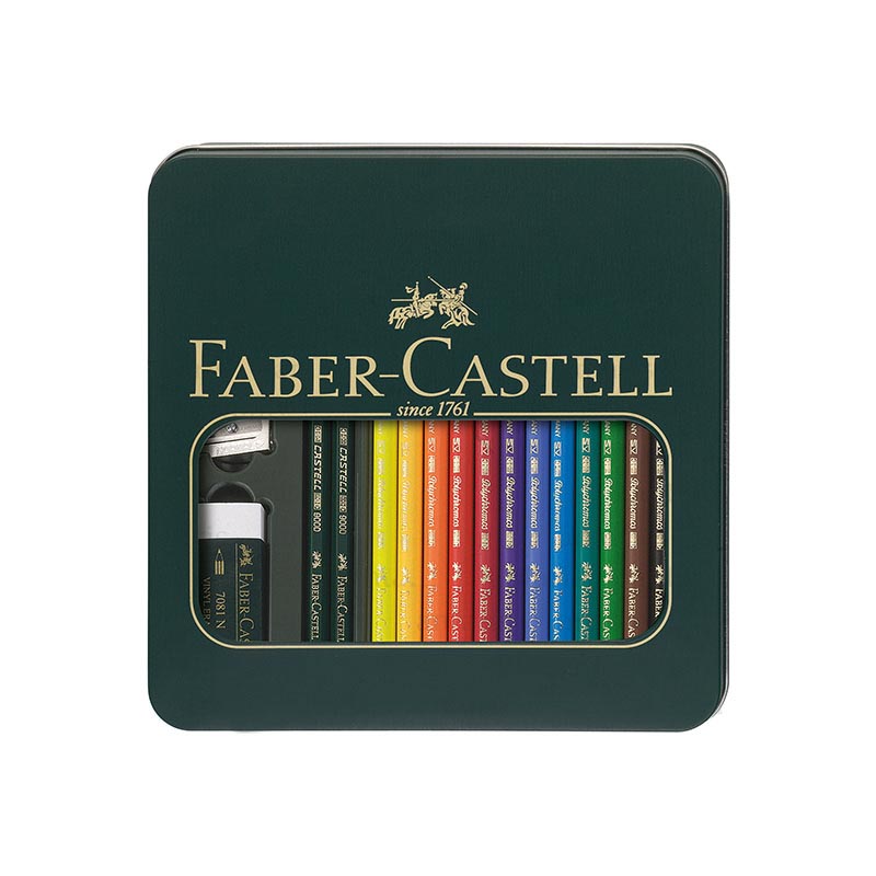 Karandaş Polychromos + CASTELL 9000 Faber-Castell