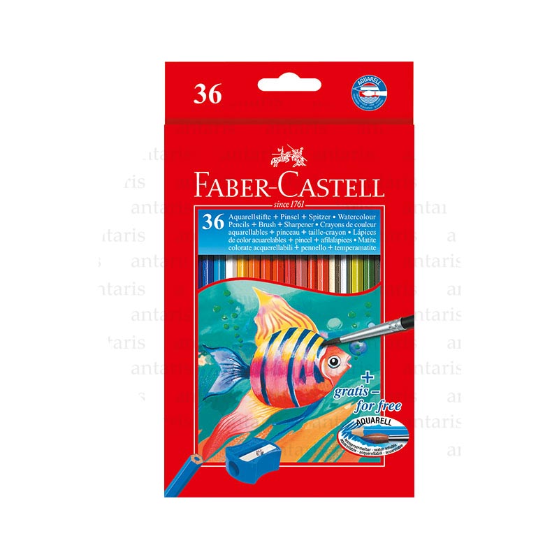 Karandaş + fırça 36rəng Faber-Castell