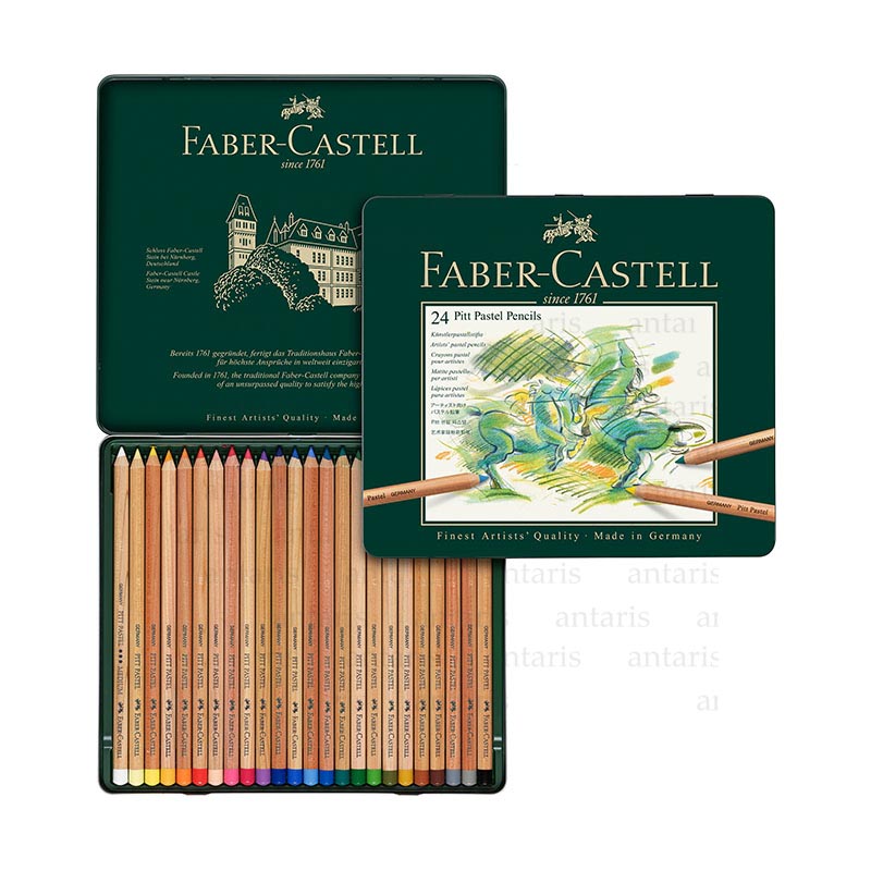 Karandaş 24rəng pastel Faber-Castell